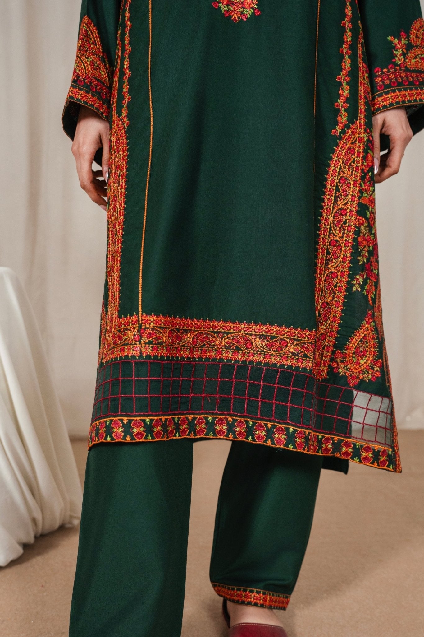 RANYA EMBROIDED 3 PC - Noor - e - Ujala