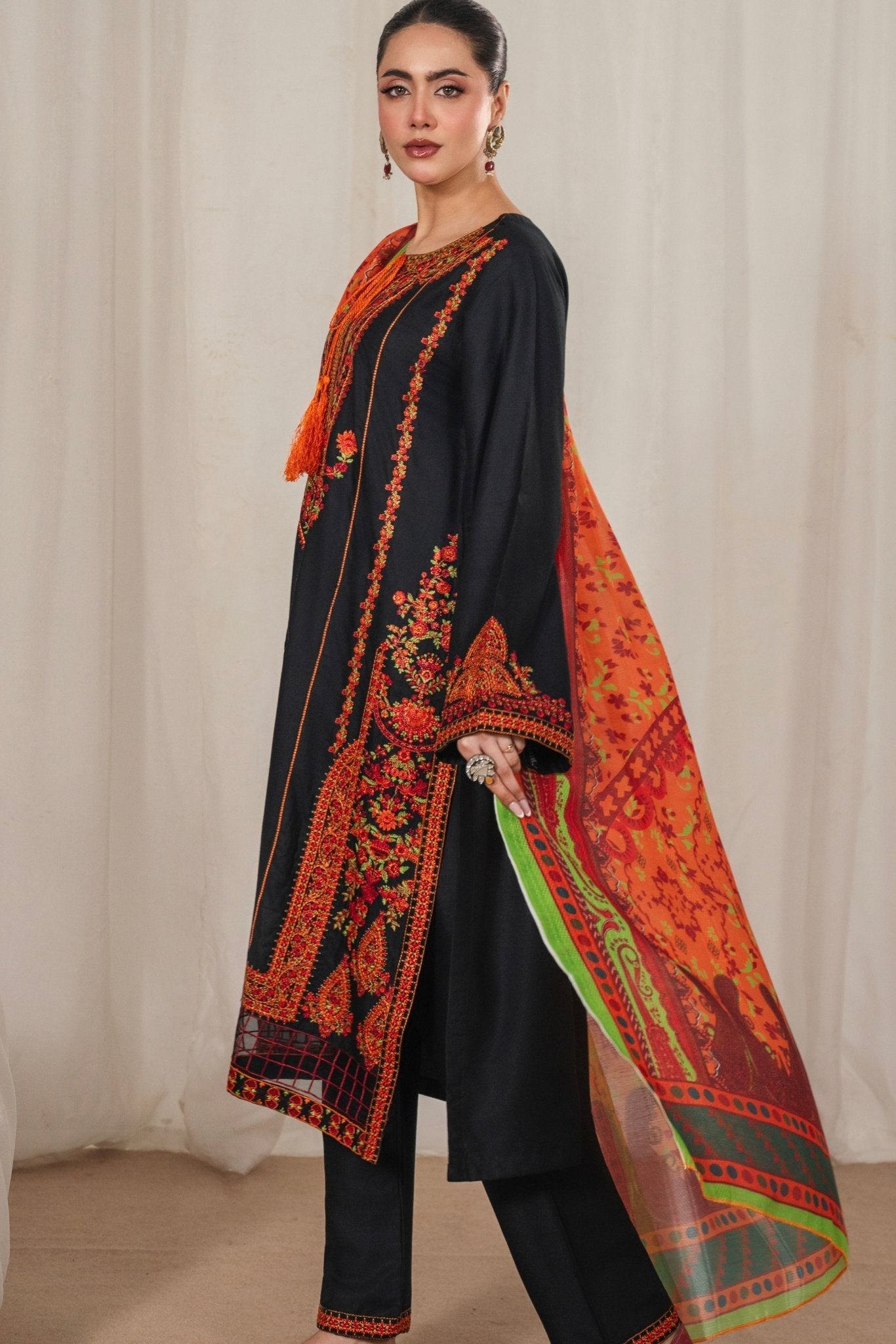 AFSANA EMBROIDED 3 PC - Noor - e - Ujala