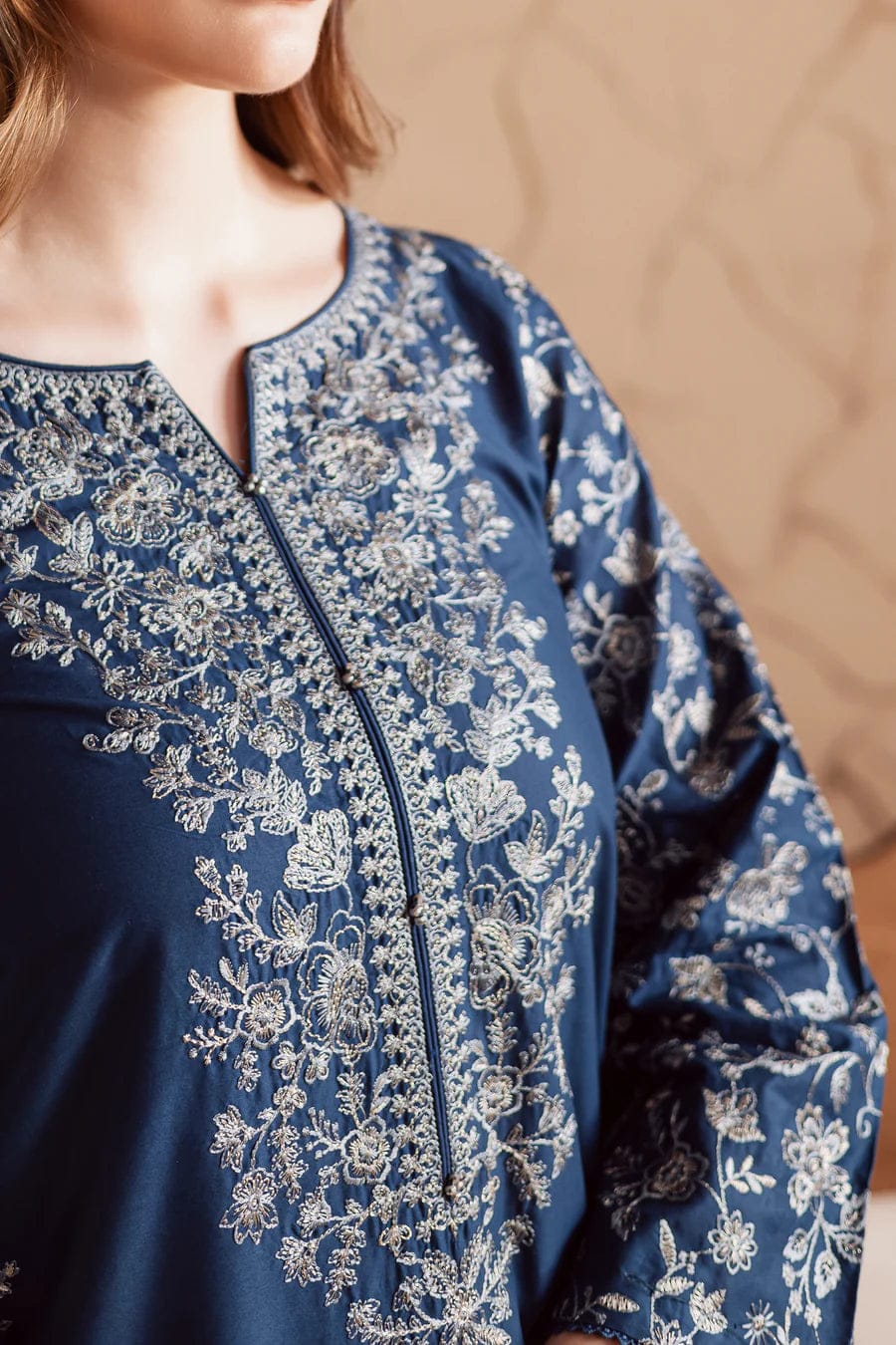 Sapphire Embroided 3 pc - Noor - e - Ujala