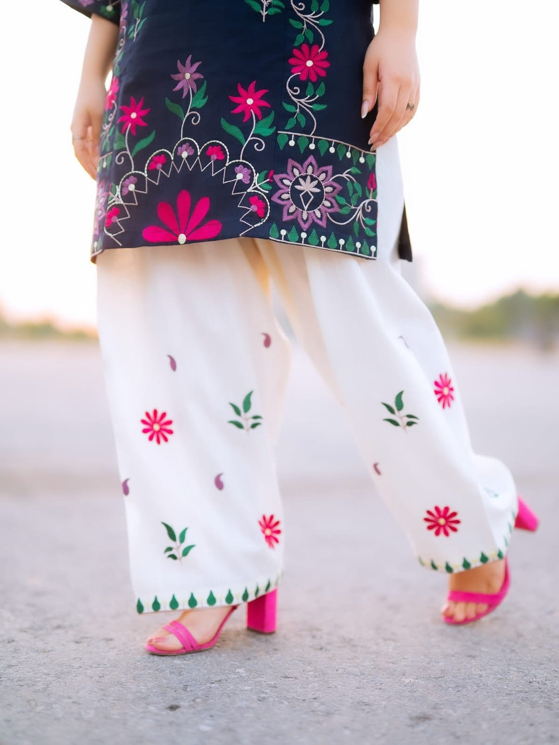 Zarish embroided 2 pc - Noor - e - Ujala