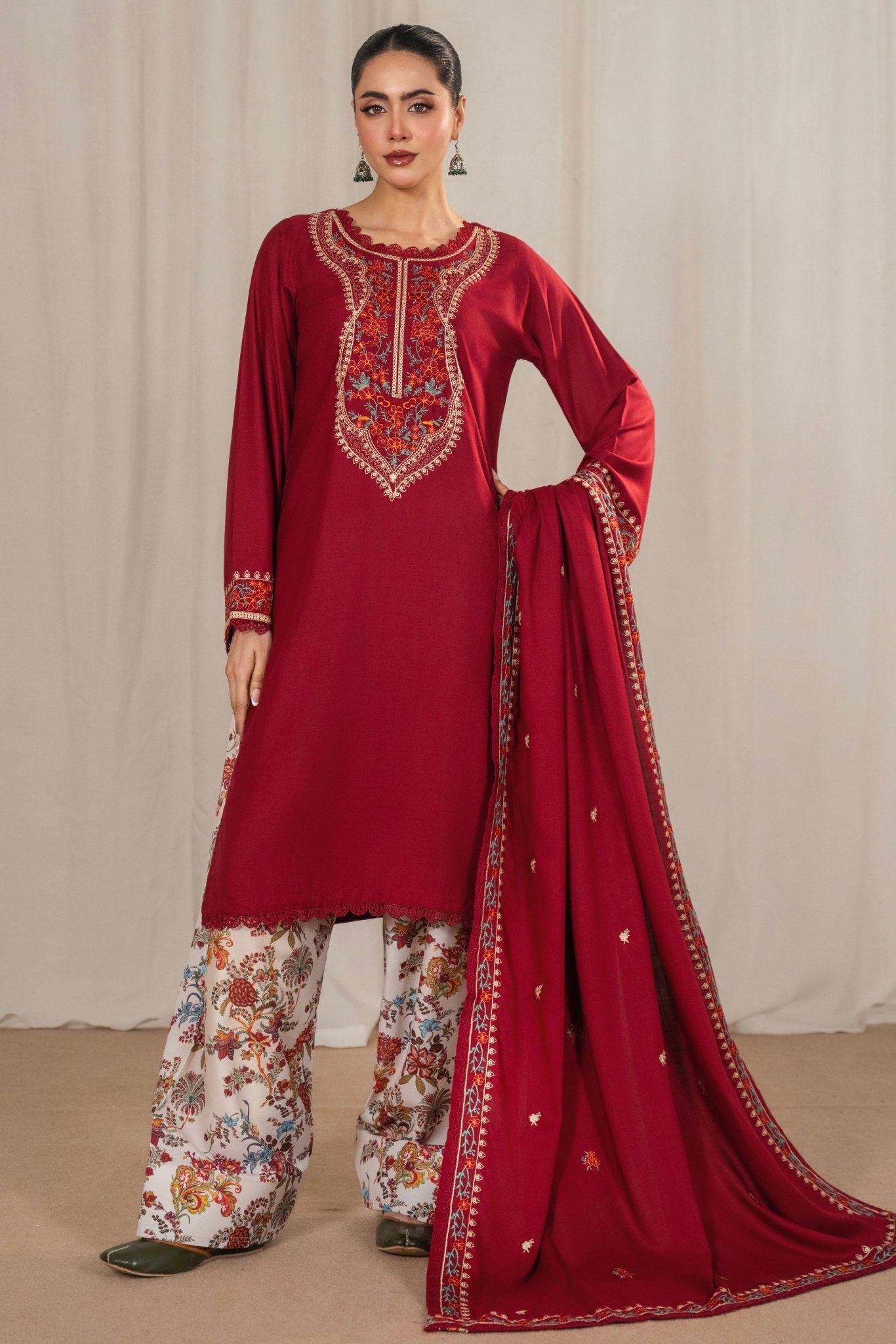 Gulaal Embroided 3 Pc - Noor - e - Ujala