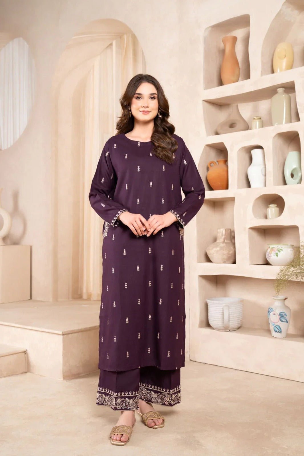 NAAZ EMBROIDERY 2PC - Noor - e - Ujala