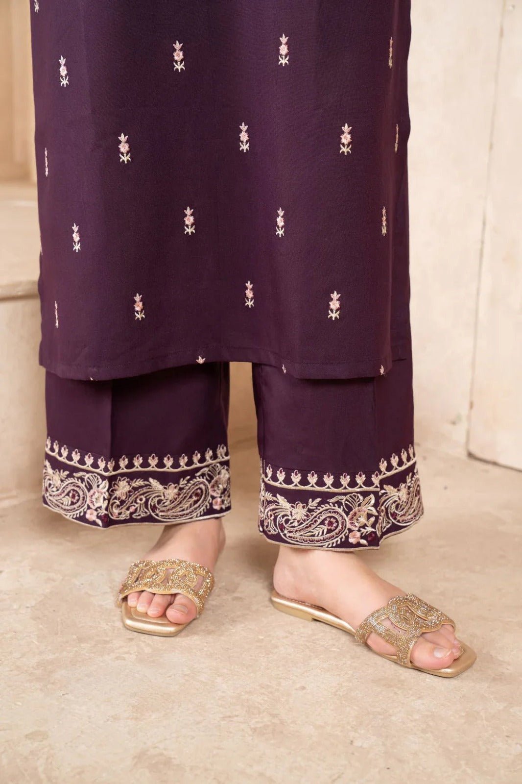 NAAZ EMBROIDERY 2PC - Noor - e - Ujala