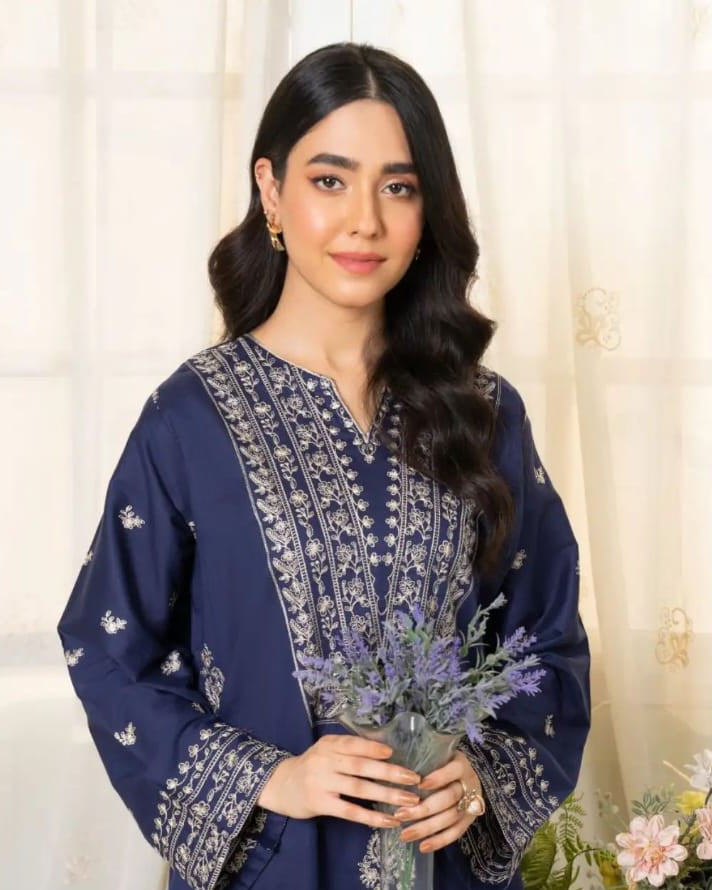 SITARA LONG LENGHT EMBROIDERY 2PC - Noor - e - Ujala