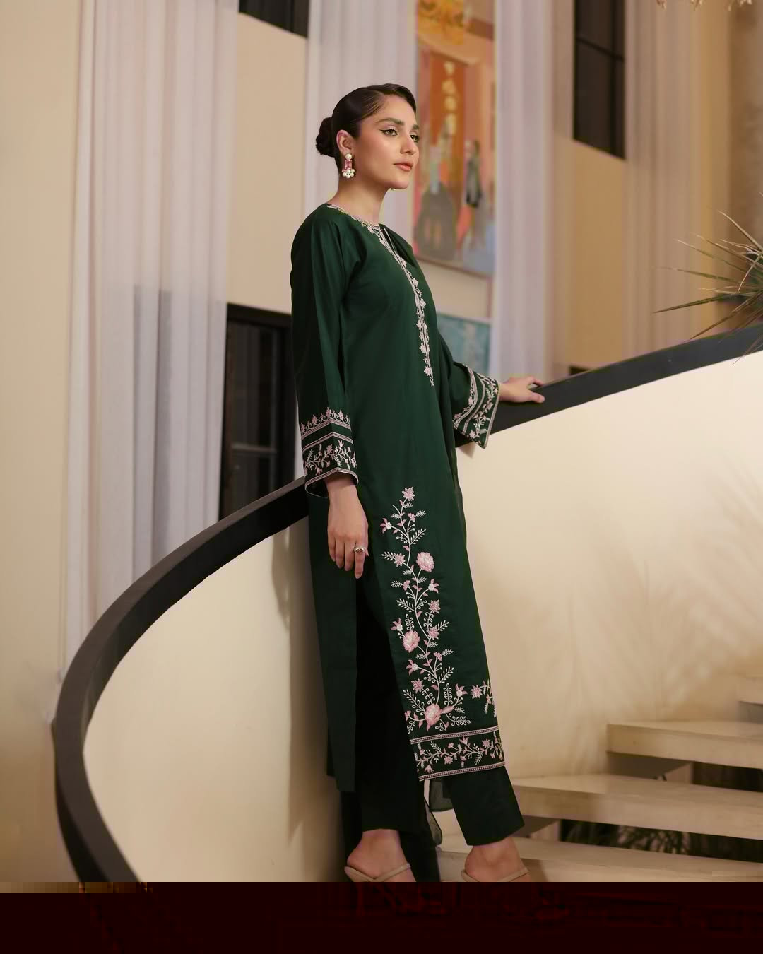 Muskan Embroidery long length - Noor - e - Ujala
