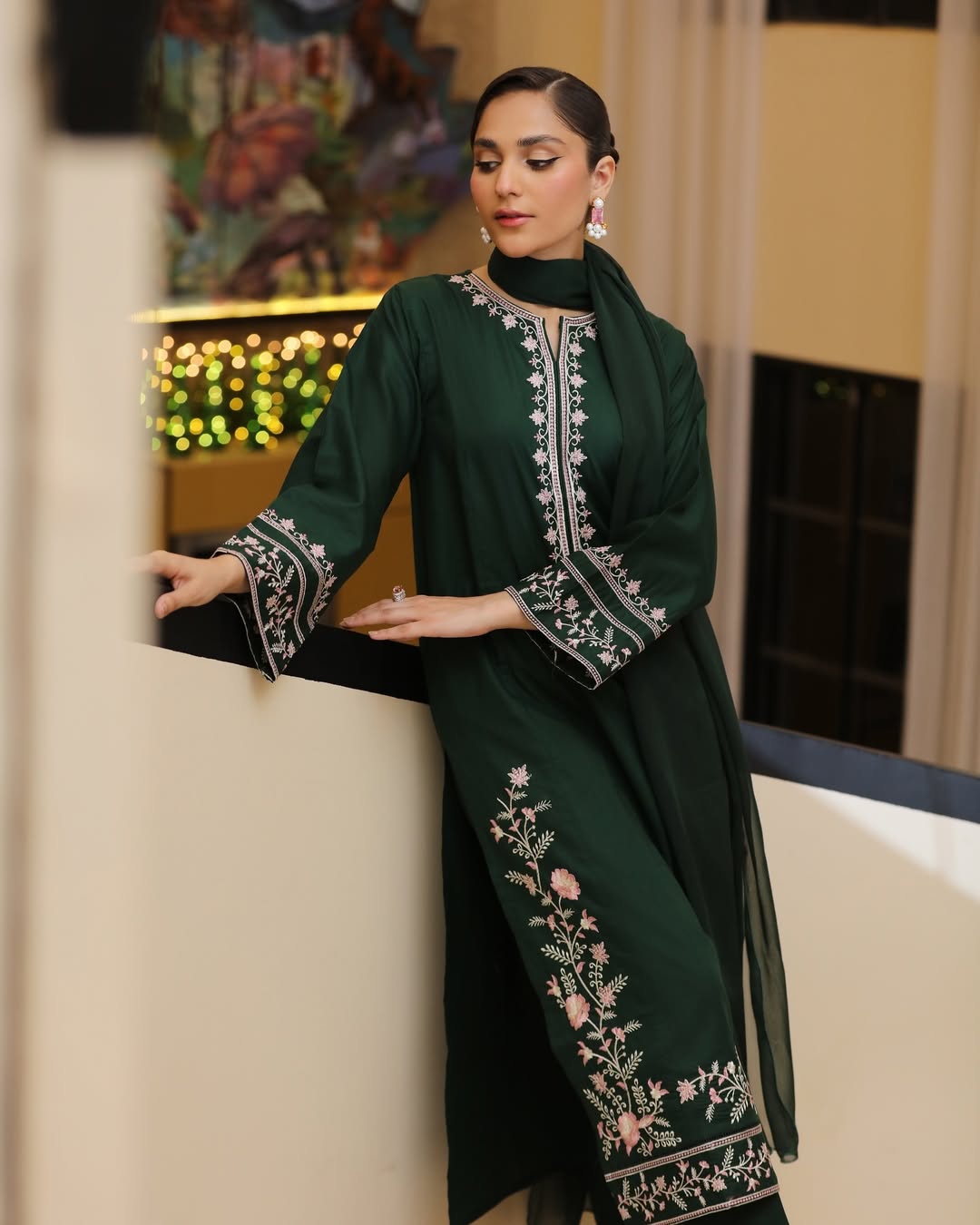 Muskan Embroidery long length - Noor - e - Ujala