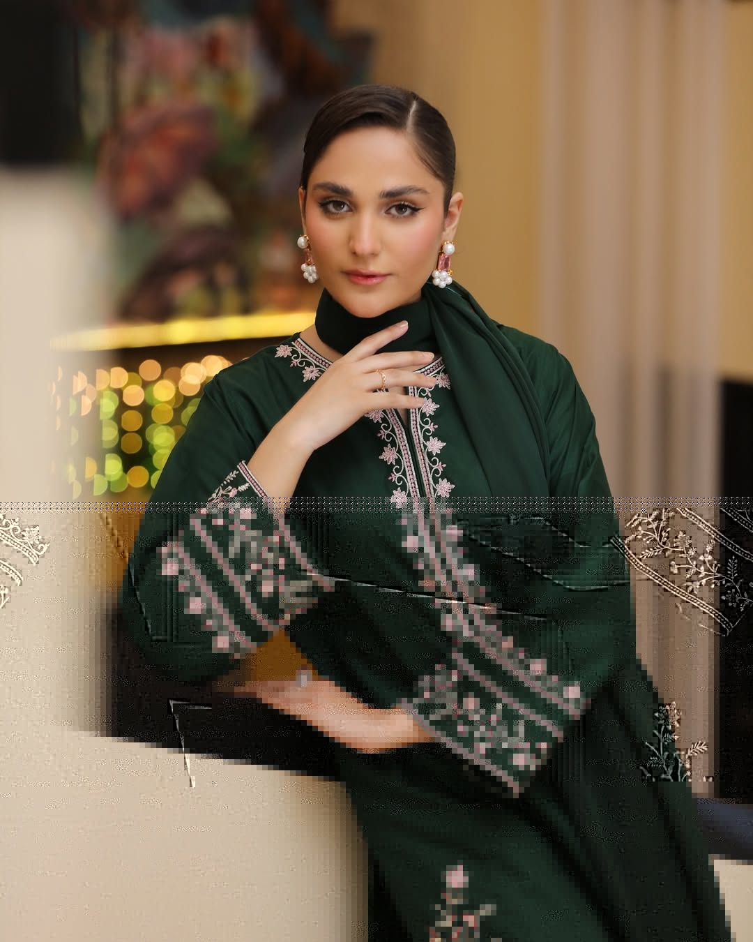 Muskan Embroidery long length - Noor - e - Ujala