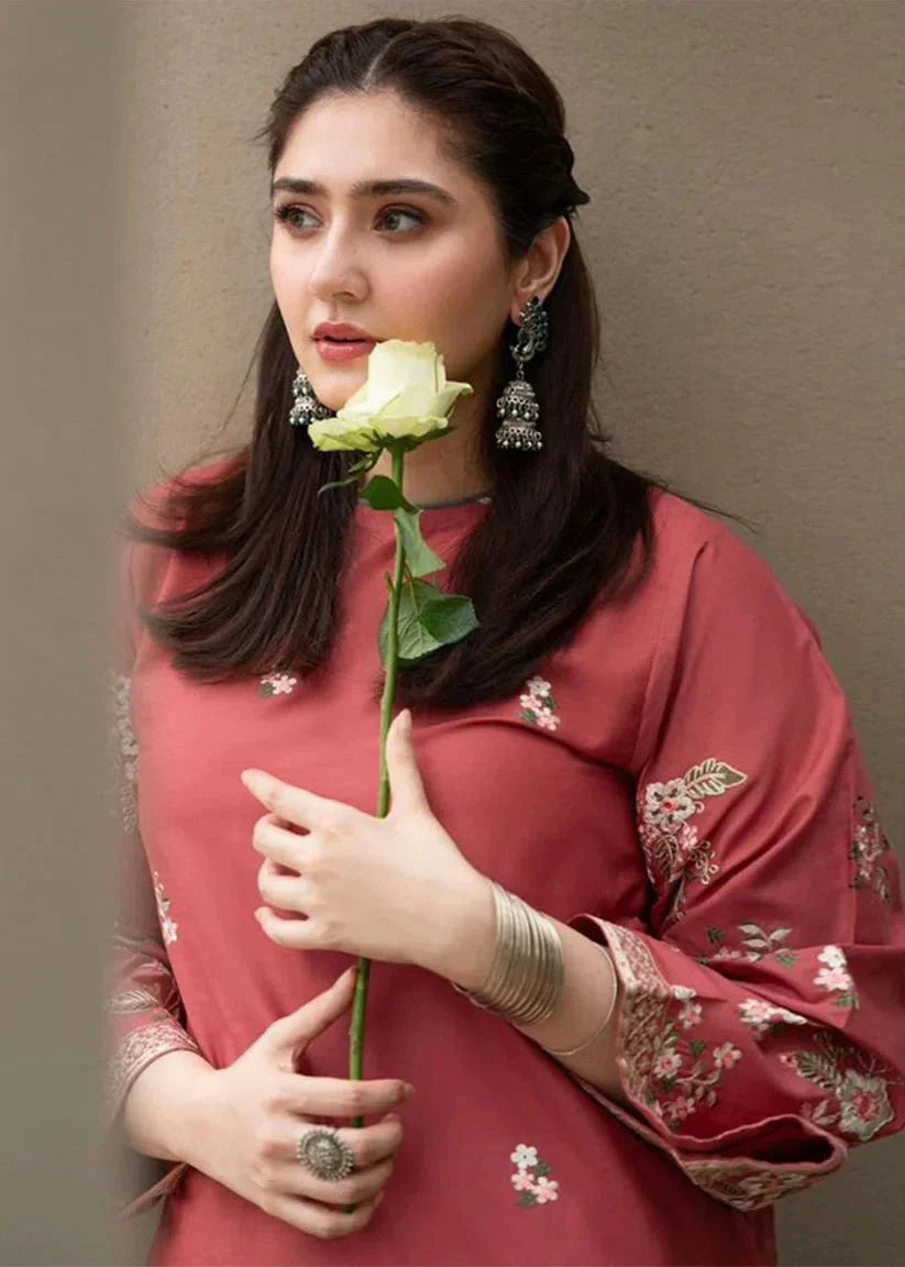 CYRA EMBROIDED 2 PC - Noor - e - Ujala