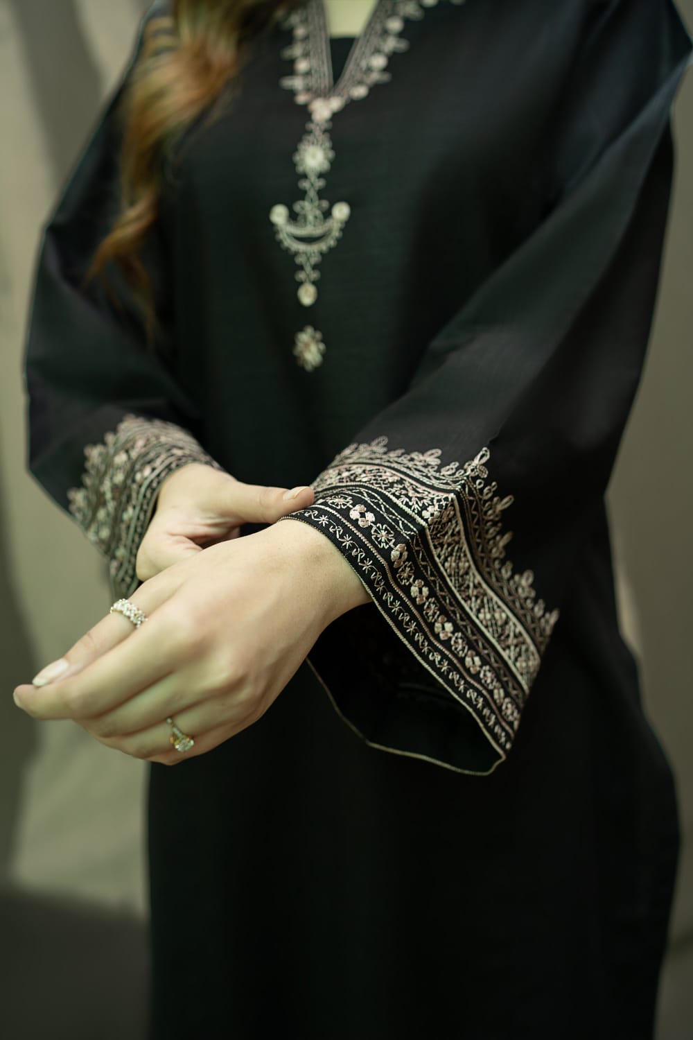 Black Iris long length - Noor - e - Ujala