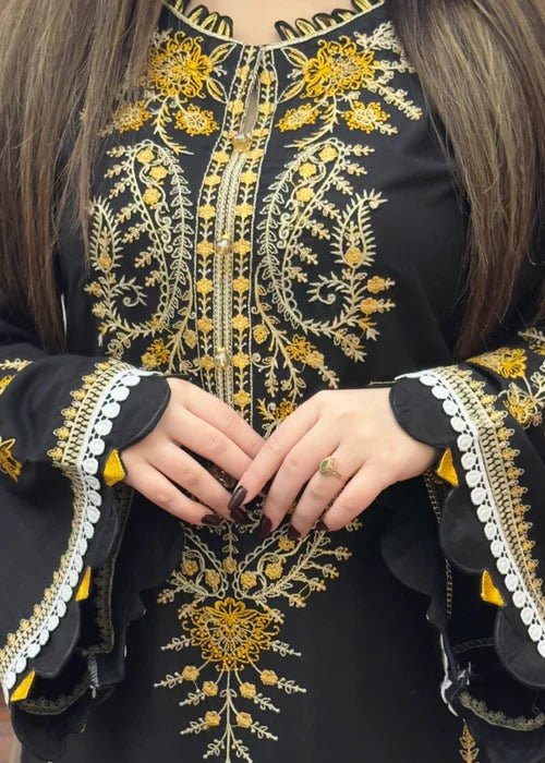 GRANY EMBROIDED 3 0PC - Noor - e - Ujala