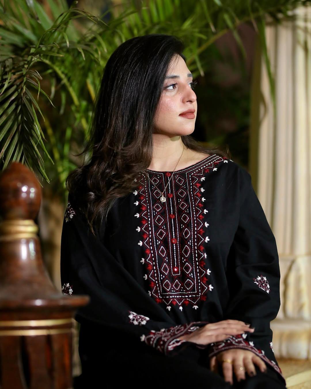 SINDHI LONG LENGHT EMBROIDERY 2PC - Noor - e - Ujala