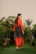 SCARLET 2 PC PRINTED CO - ORD SETS - Noor - e - Ujala