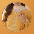 CORNISH EMBROIDED 3 PC - Noor - e - Ujala