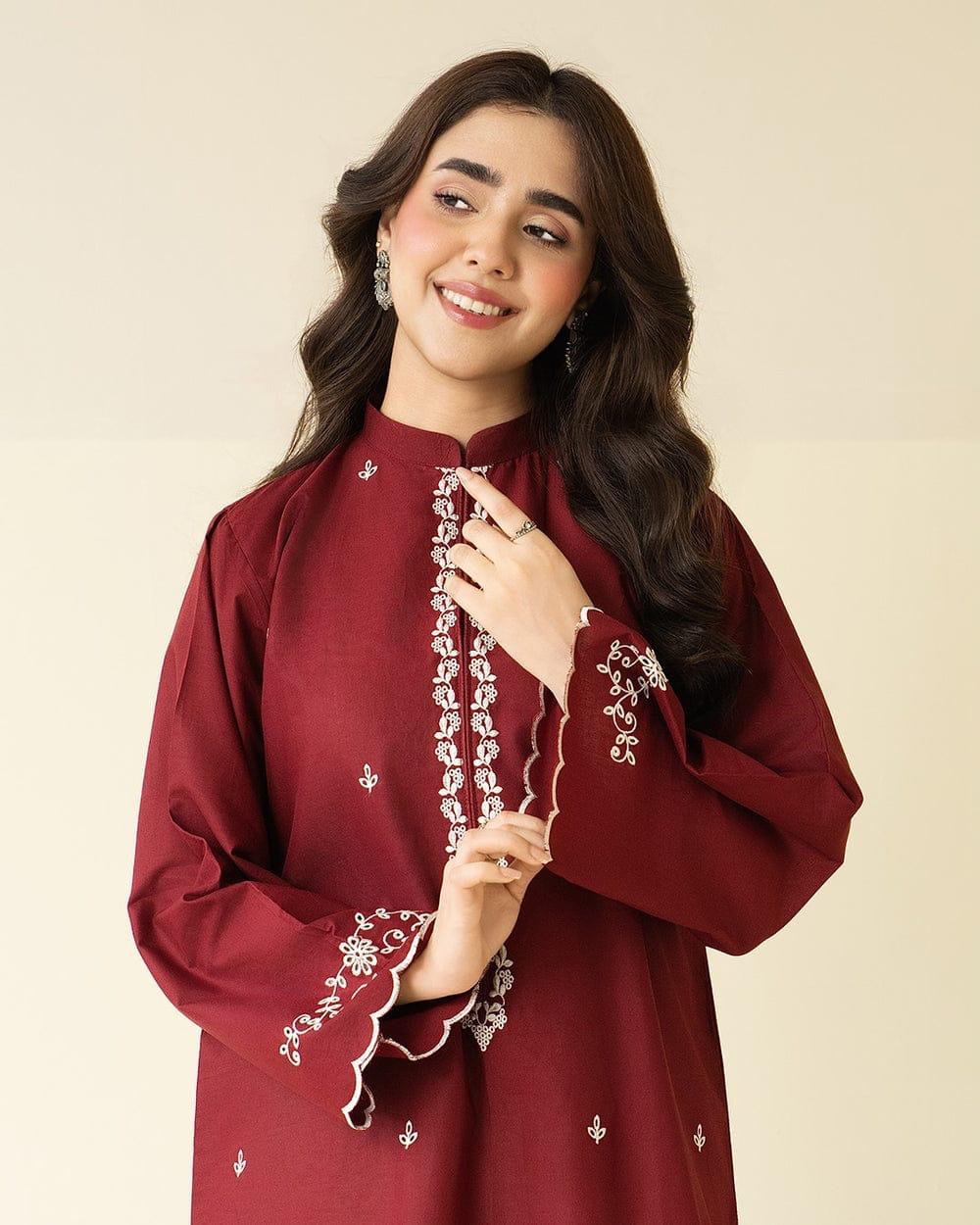 Mulberry Embroided 2 pc - Noor - e - Ujala