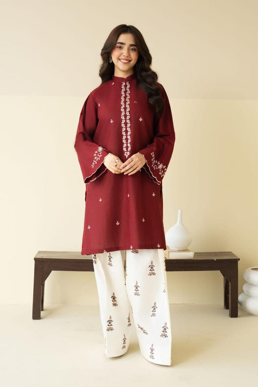 Mulberry Embroided 2 pc - Noor - e - Ujala