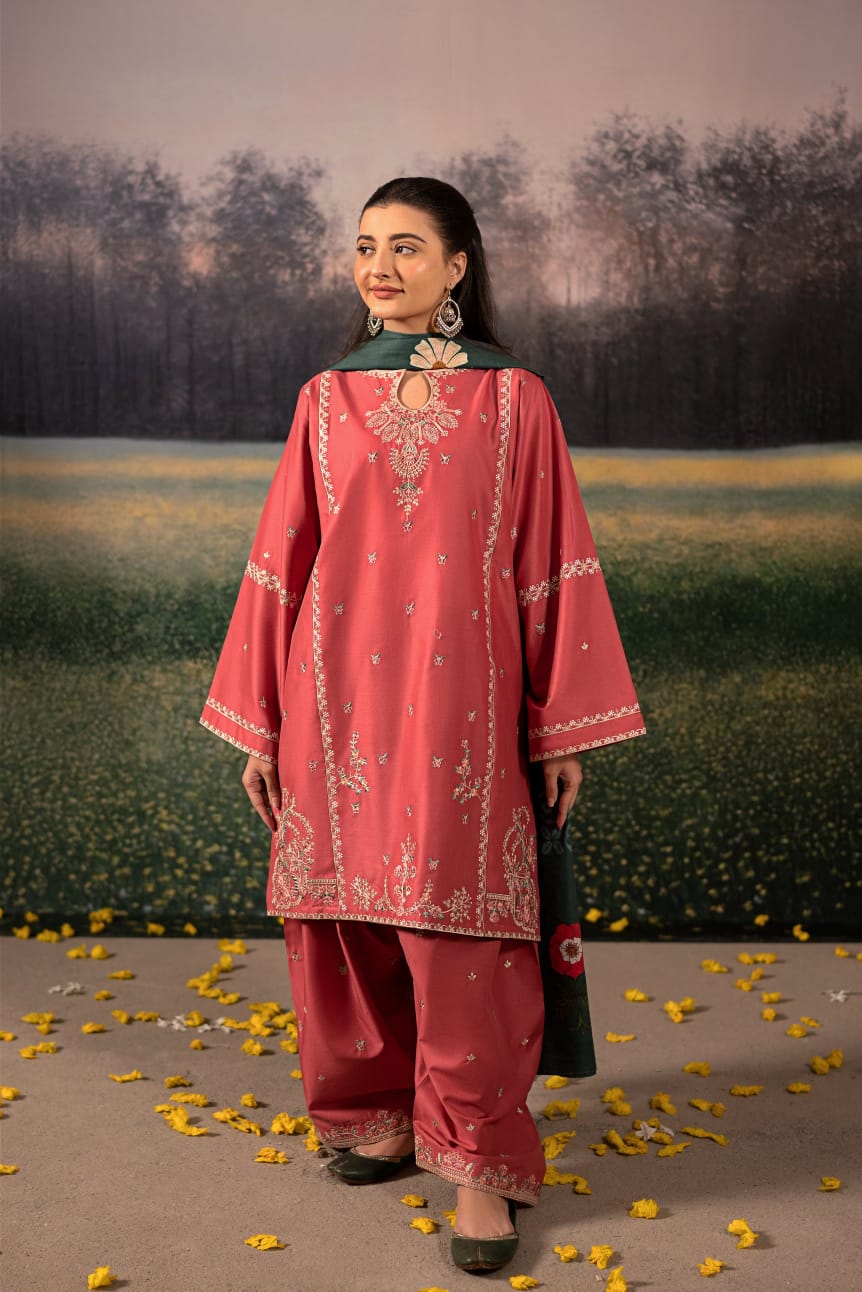 MELON EMBROIDED 2 PC - Noor - e - Ujala
