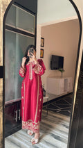CRANBERRY Embroided 2 pc - Noor - e - Ujala