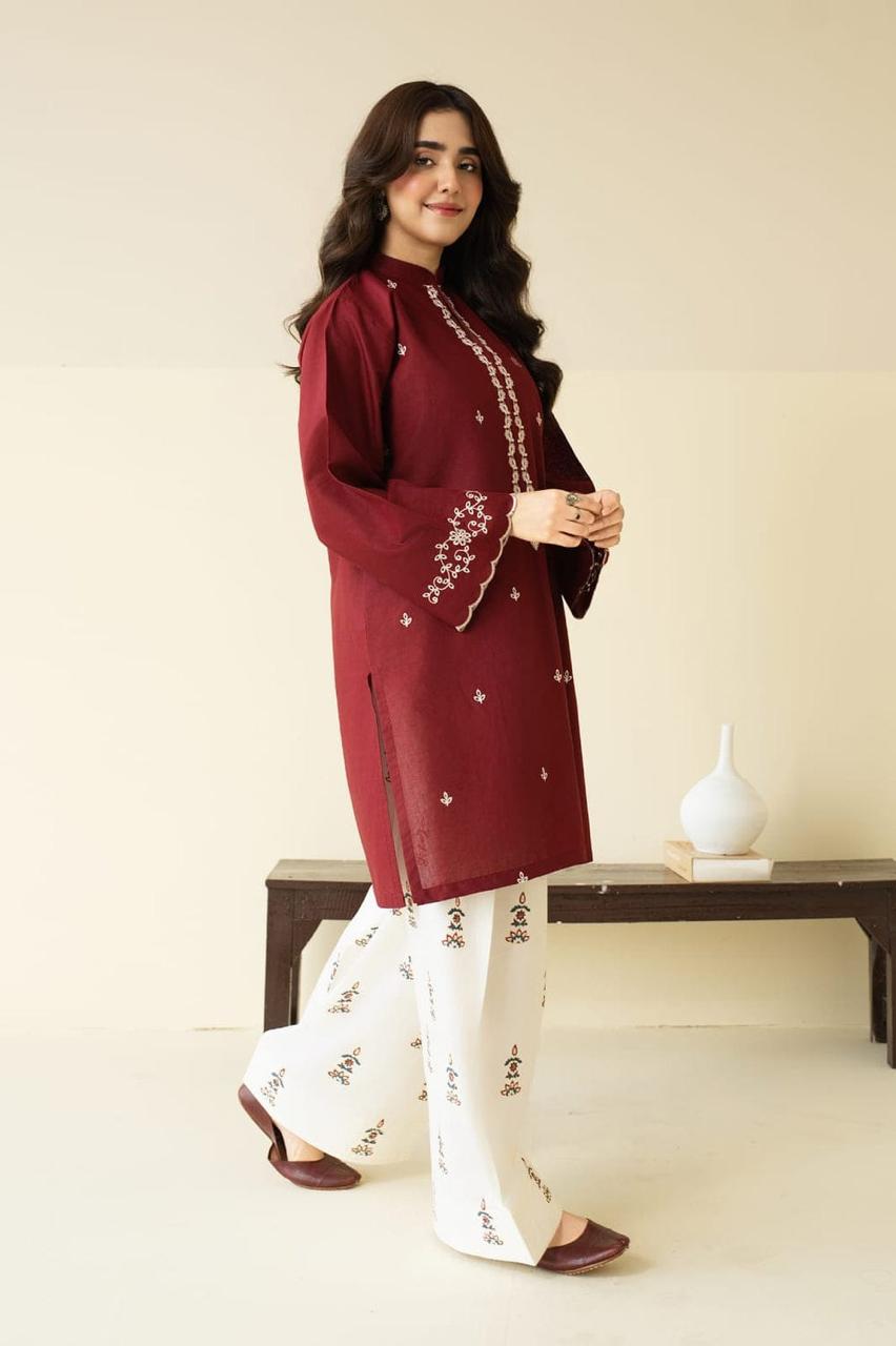 Mulberry Embroided 2 pc - Noor - e - Ujala