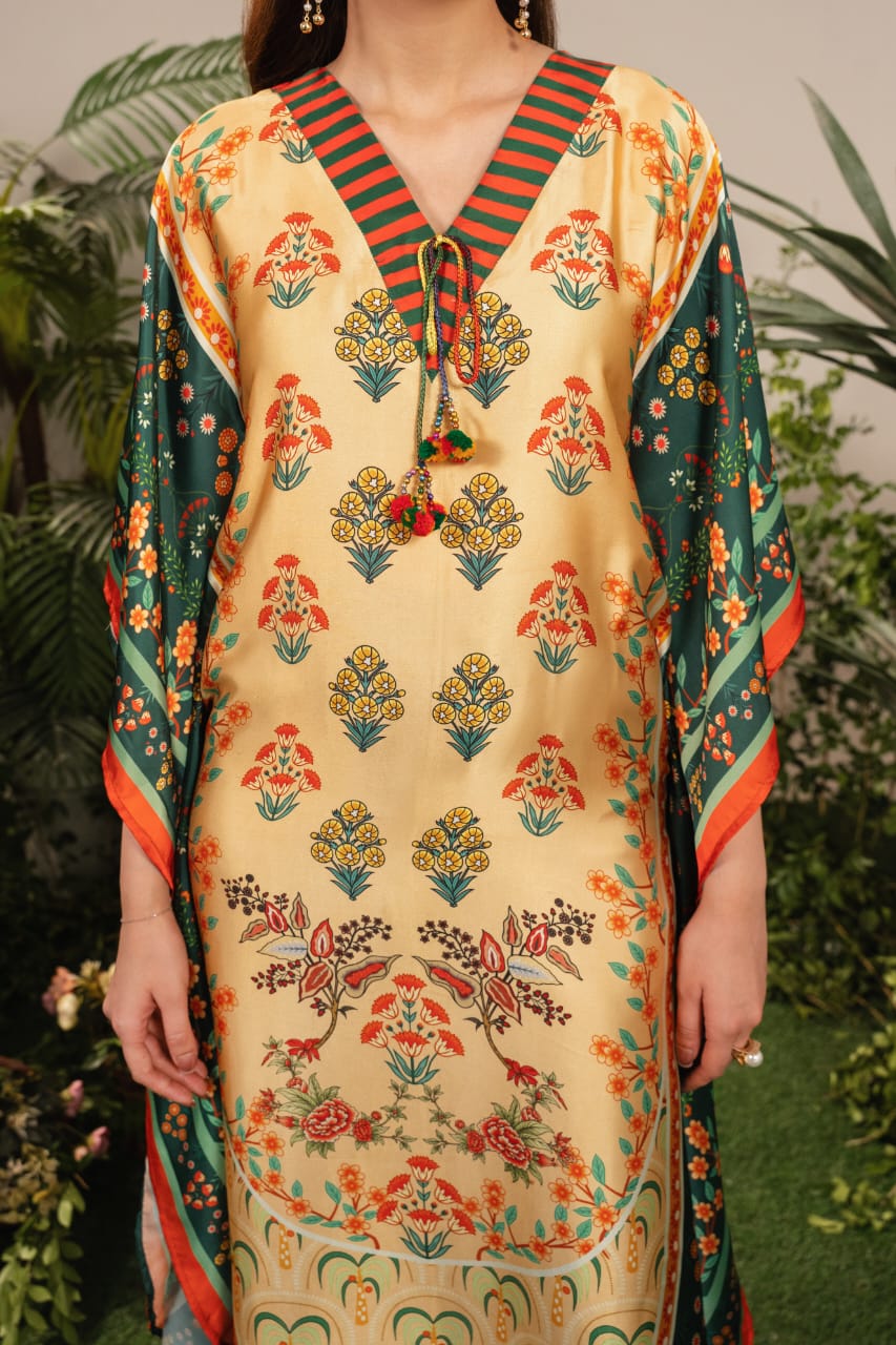DAFFODILS KAFTAN 2 PC - Noor - e - Ujala