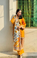 Livan 3 Pc Embroided 3 pc with shawl - Noor - e - Ujala