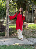 Red cherry embroided 2 pc - Noor - e - Ujala