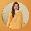 CORNISH EMBROIDED 3 PC - Noor - e - Ujala
