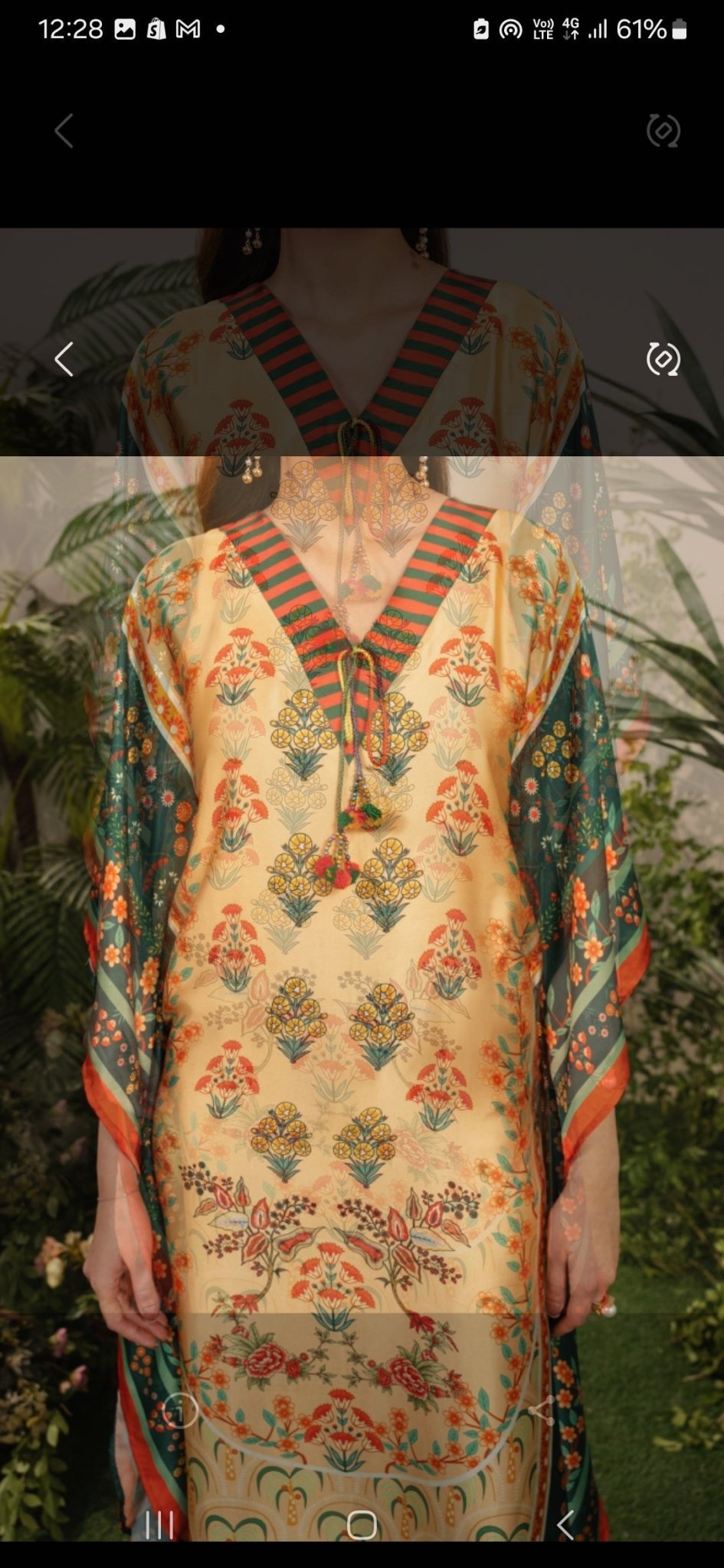 DAFFODILS KAFTAN 2 PC - Noor - e - Ujala